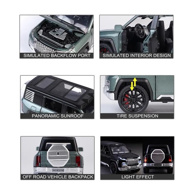 BYD Yangwang U8 SUV 1:18 Diecast Scale Model Car