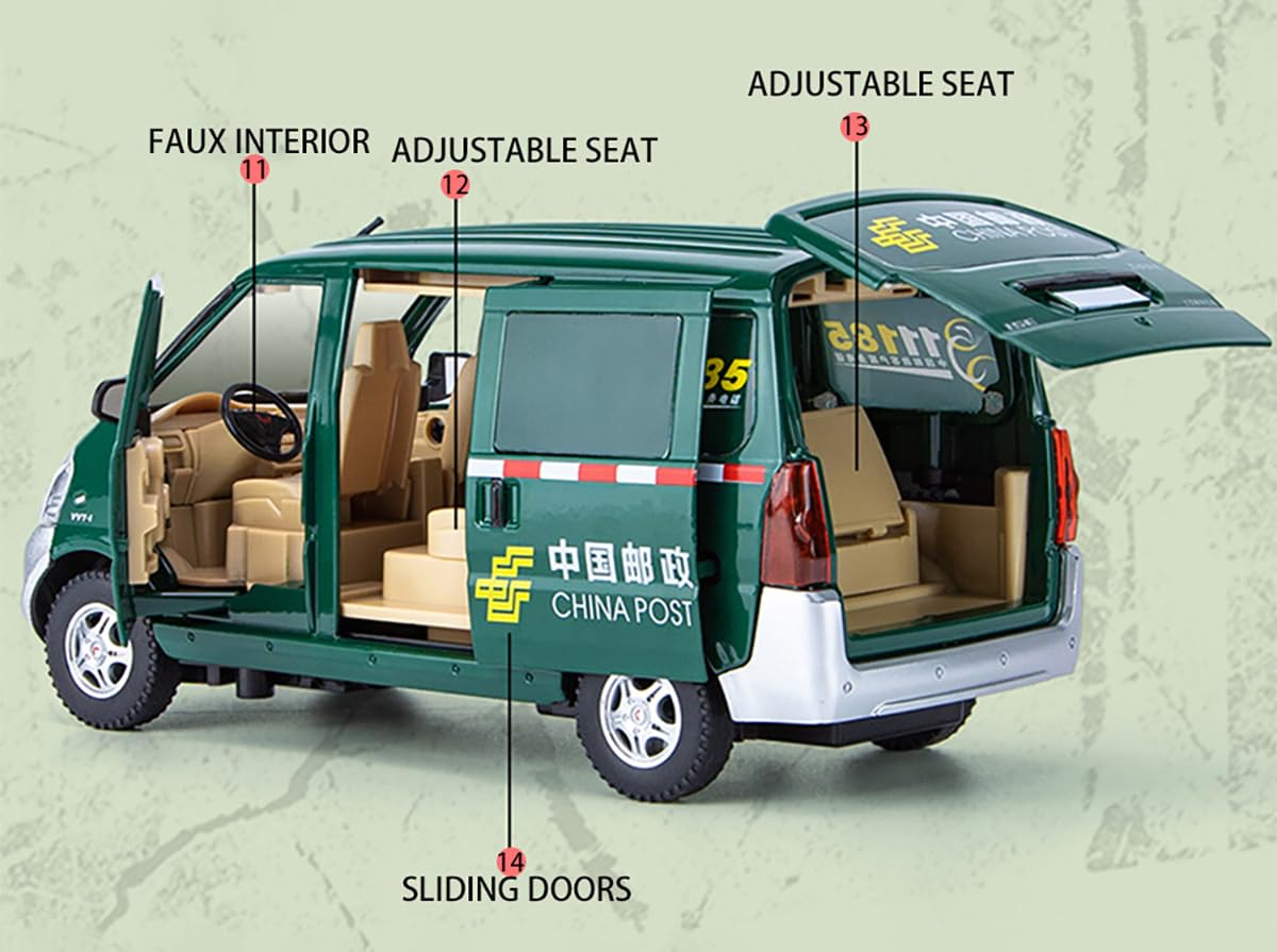 Wuling Rongguang Van 1:18 Diecast Scale Model Car