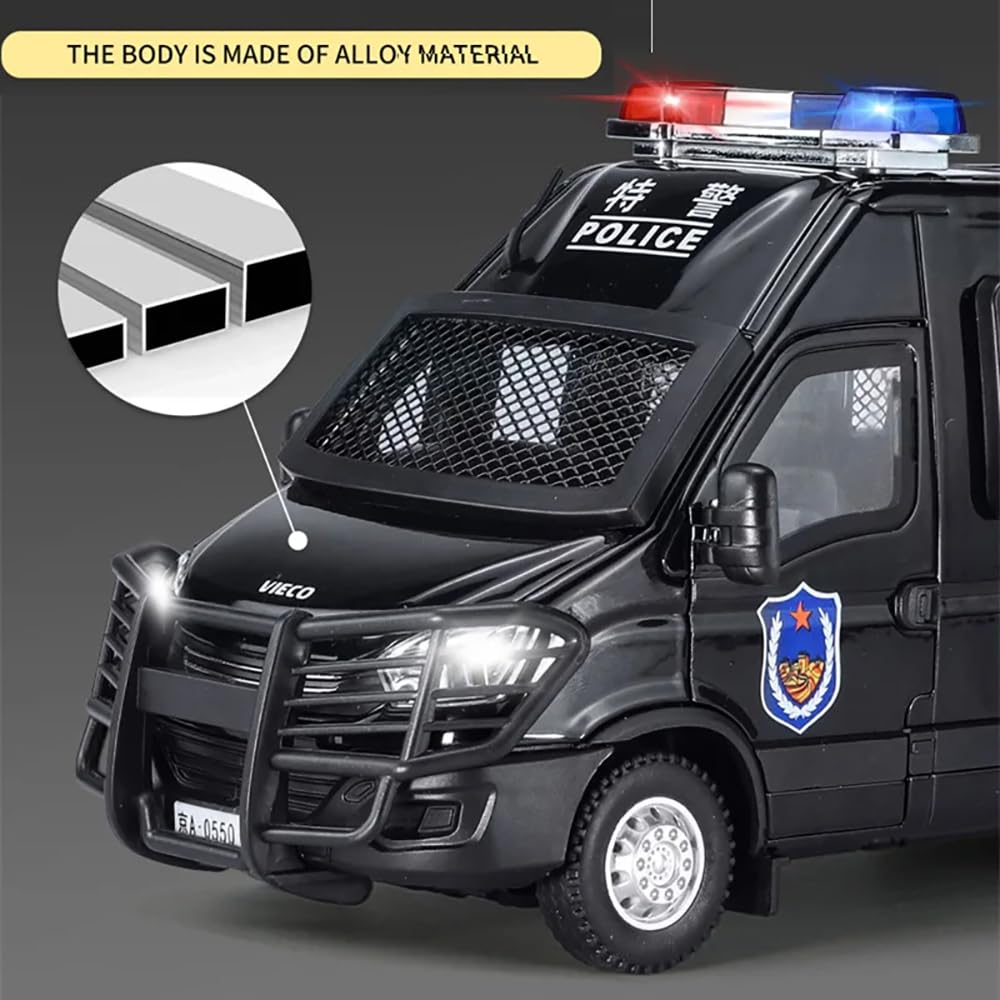 Iveco Police Van 1:18 Diecast Scale Model