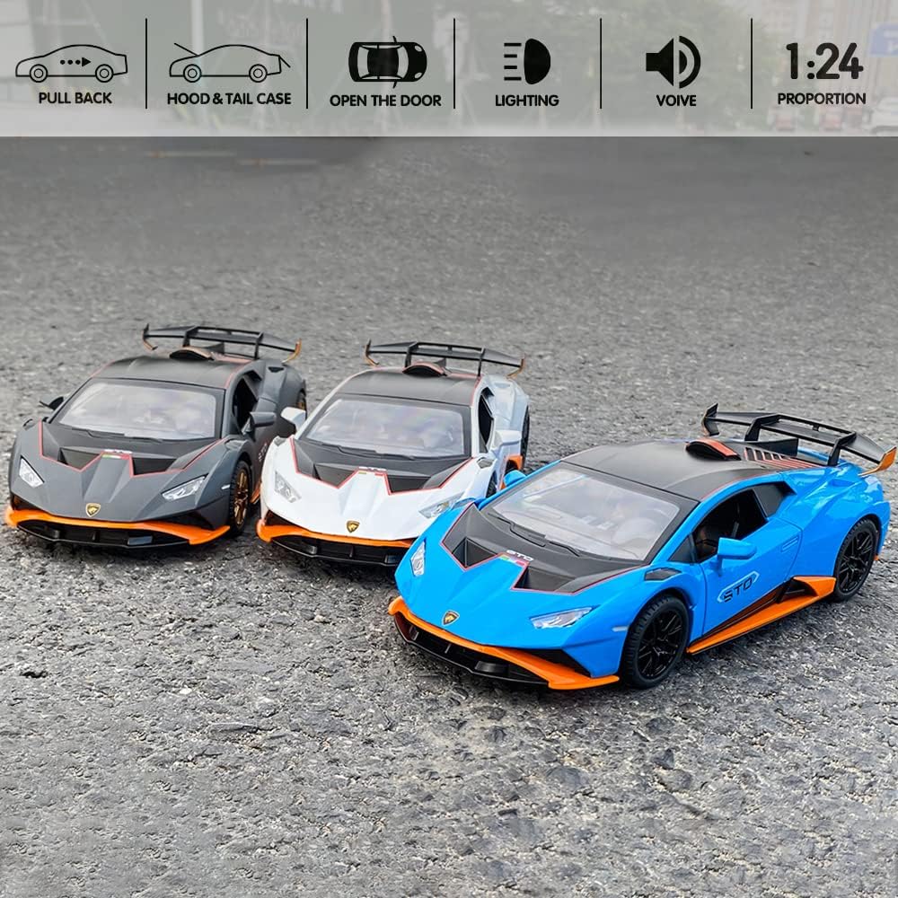 Lamborghini Huracán STO 1:24 Diecast Scale Model Car
