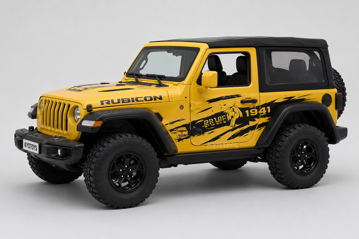 Jeep Wrangler Rubicon Thar 1:18 Diecast Scale Model Car - Big Size