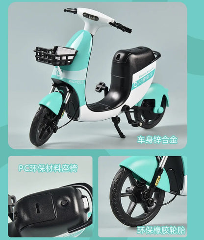 1:8 ALLOY ENERGY ELECTRIC MOTORCYCLE MODEL DIE-CAST METAL TOY ELECTRIC BICYCLE MOTORCYCLE MODEL SOUND AND LIGHT ADULT GIFT MOTORCYCLE MODELS [SIZE:- 16CM*11.2CM*7.4CM]