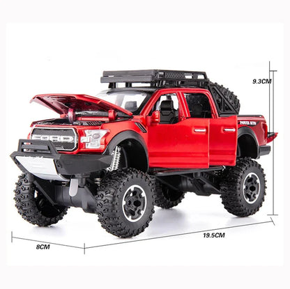 Ford Raptor F-150 Suv 1:18 Diecast Scale Model Car