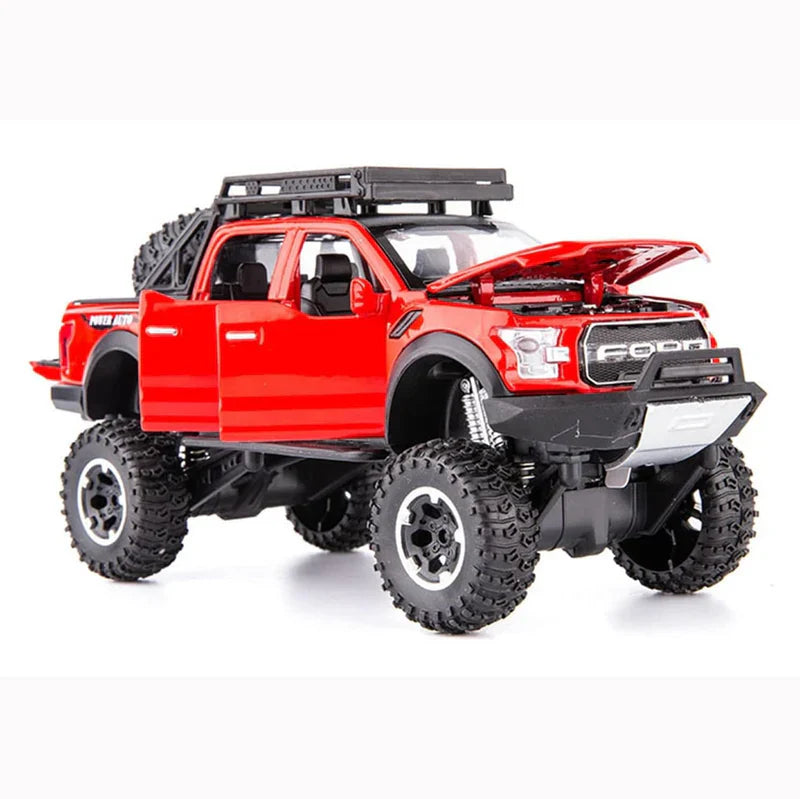 Ford Raptor F-150 Suv 1:18 Diecast Scale Model Car