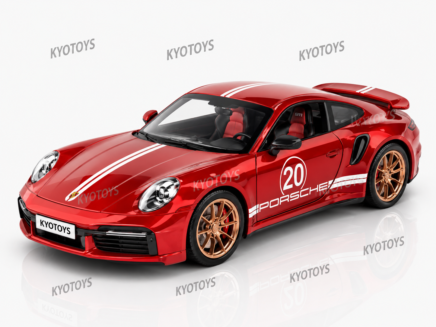 Porsche 911 Turbo S sports car 1:18 Diecast Scale Car