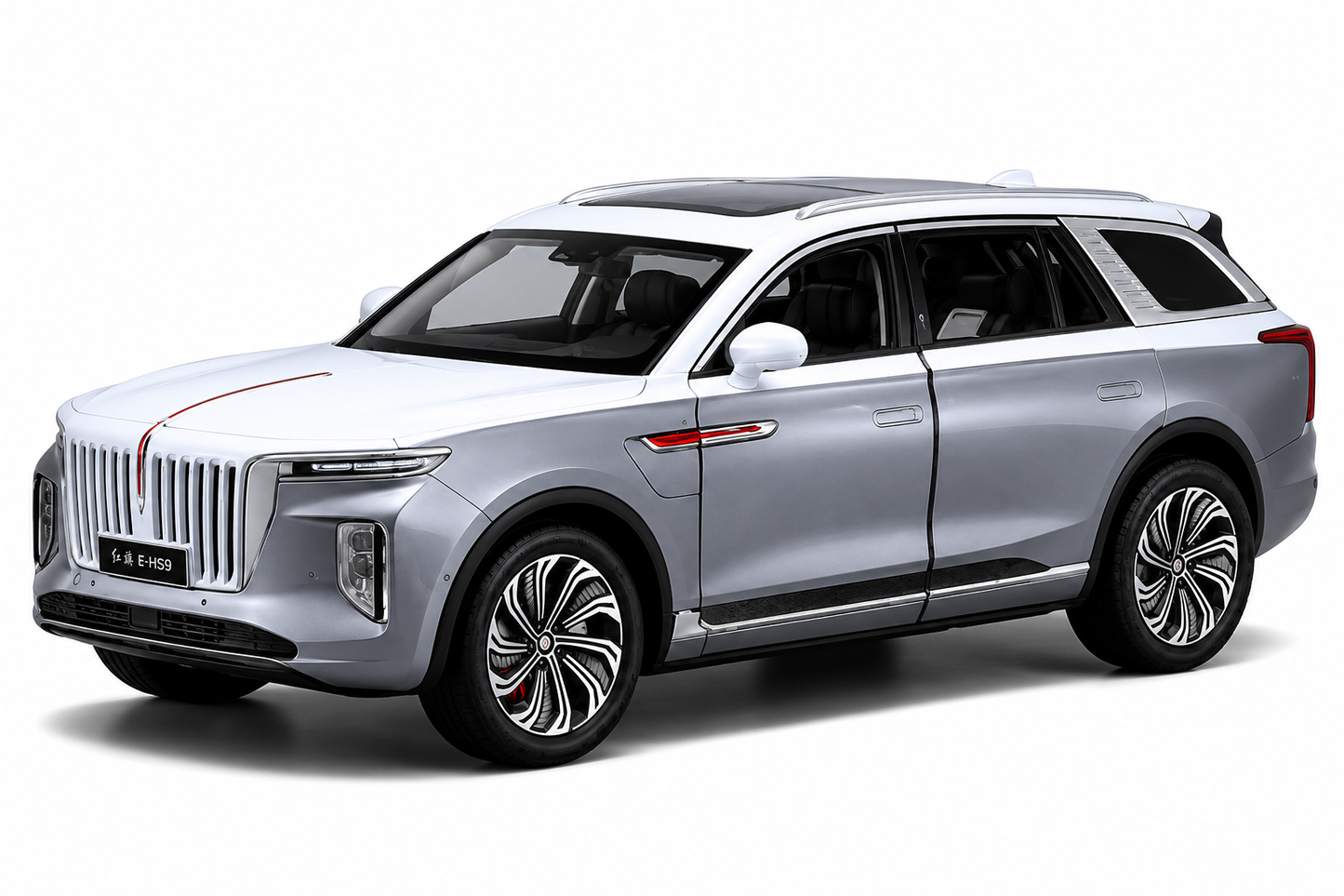 Hongqi E-HS9 luxury SUV 1:18 Diecast Scale Model Car