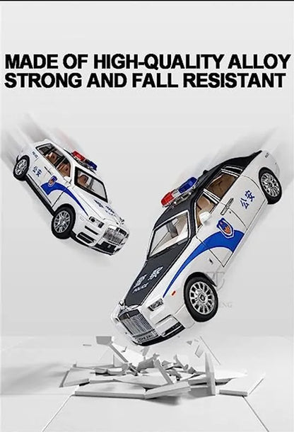 Rolls-royce Phantom Police 1:18 Diecast Scale Model Car