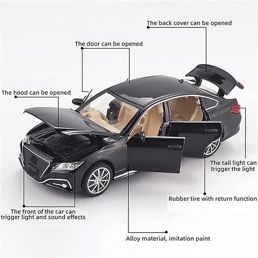 Toyota Crown 1:24 Diecast Scale Model Car