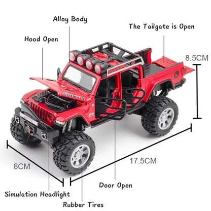 Jeep Rubicon 1:24 Diecast Scale Model Car