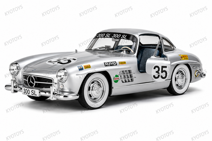 Red Mercedes-Benz 300SL Sports 1:18 Diecast Scale Model Car - Big Size