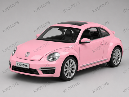 VOLKSWAGEN BEETLE 1:32 DIECAST METAL PULLBACK TOY CAR WITH OPENABLE DOORS & LIGHT, MUSIC BOYS CAR FOR KIDS BEST TOYS GIFTS TOYS FOR KIDS [SIZE:-14.7CM*6.9CM*5CM]【 MULTICOLOR 】