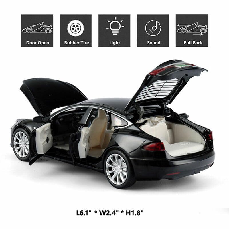 Tesla S 1:24 Diecast Scale Model Car