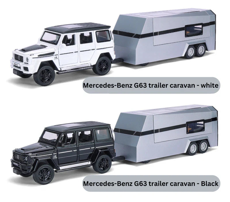 Mercedes-benz G63 Pick-up Trailer 1:18 Diecast Scale Model Car