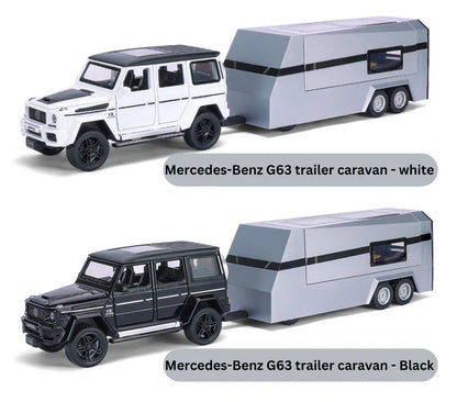 Mercedes-benz G63 Pick-up Trailer 1:18 Diecast Scale Model Car