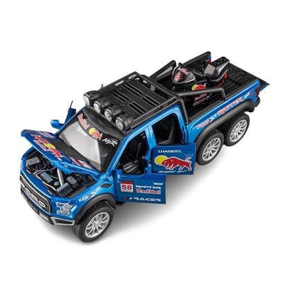 Ford Raptor Red Bull F150 1:18 Diecast Scale Model Car