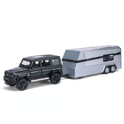 Mercedes-benz G63 Pick-up Trailer 1:18 Diecast Scale Model Car