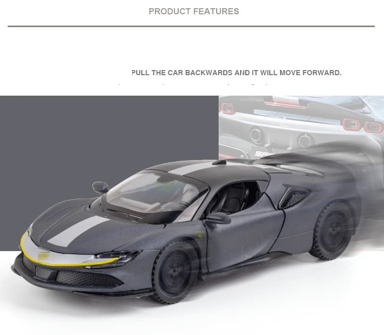Ferrari Sf90 1:24 Diecast Scale Model Car