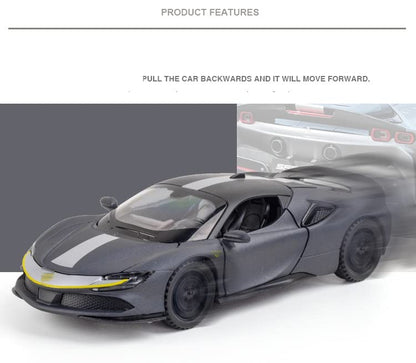 Ferrari Sf90 1:24 Diecast Scale Model Car