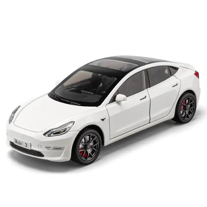 Tesla Model 3 Scale Model 1:18 Diecast Scale Model Car