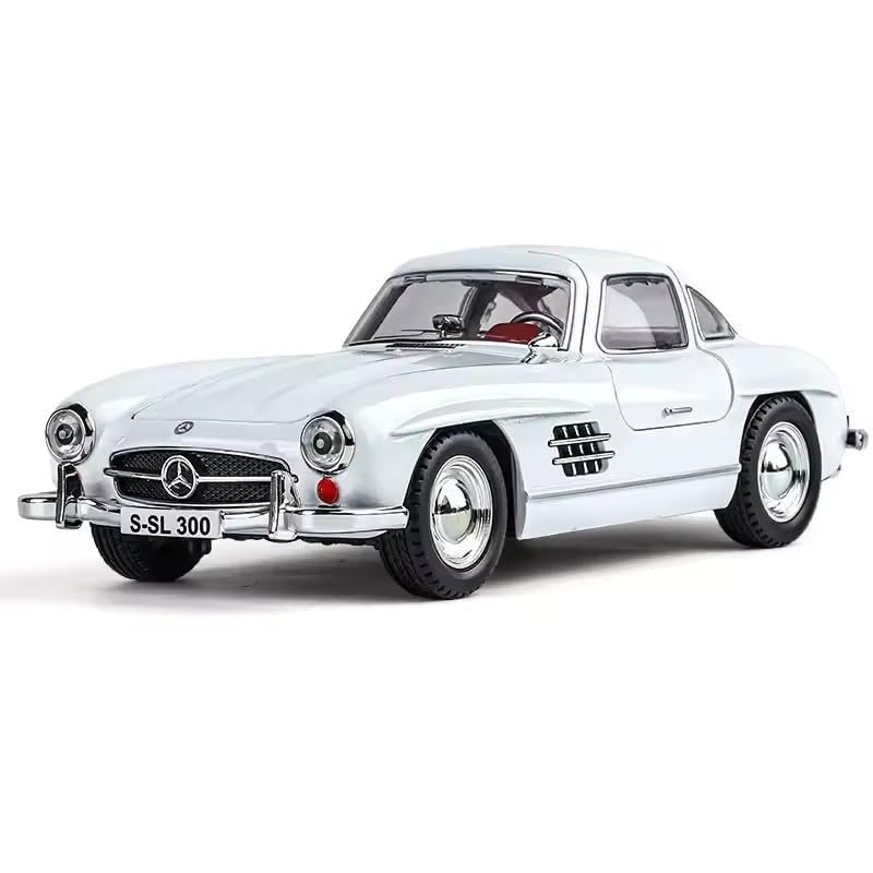 1954 Mercedes-Benz 300SL Vintage 1:18 Diecast Scale Model Car - Big Size