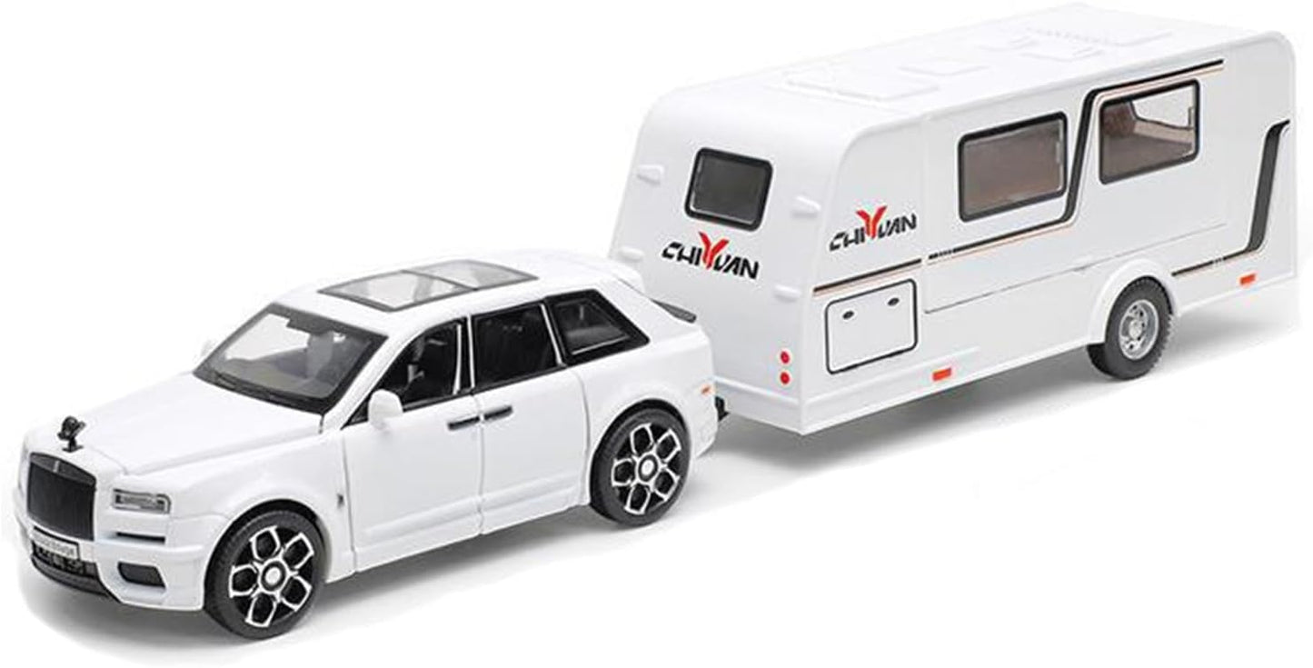 Rolls Royce Cullinan Trailer 1:18 Diecast Scale Model Car