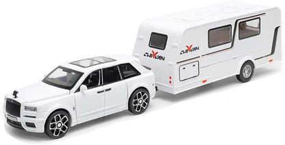 Rolls Royce Cullinan Trailer 1:18 Diecast Scale Model Car