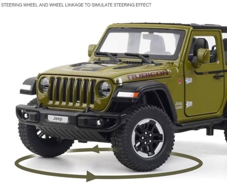 Jeep Wrangler Rubicon Thar 1:18 Diecast Scale Model Car - Big Size