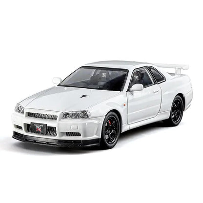 Nissan Skyline GT-R R34 1:18 Diecast Scale Model Car