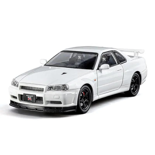 Nissan Skyline GT-R R34 1:18 Diecast Scale Model Car
