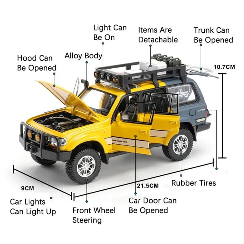 Toyota Land Cruiser LC80 1:18 Diecast Scale Model Car
