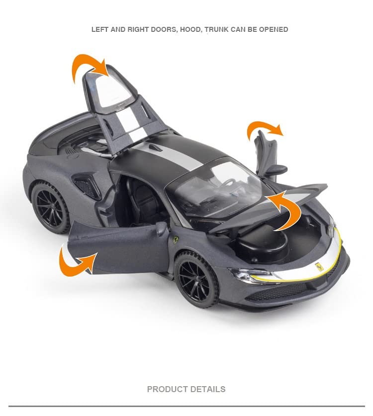 Ferrari Sf90 1:24 Diecast Scale Model Car