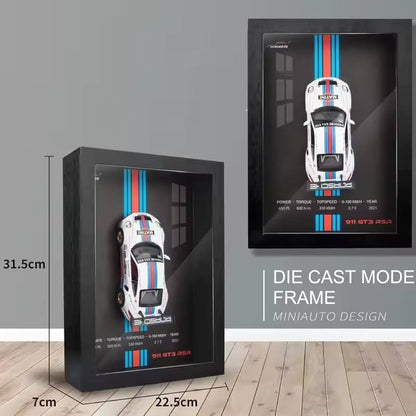 911 GT3 RSR 3D Diecast Car Frame