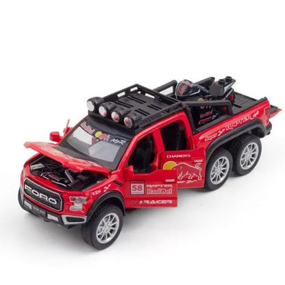 Ford Raptor Red Bull F150 1:18 Diecast Scale Model Car