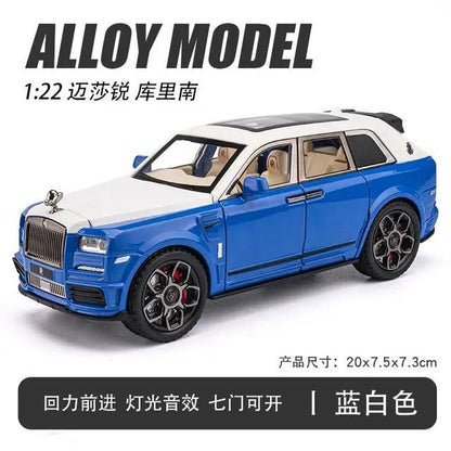 Rolls Royce Cullinan White-Red 1:18 Diecast Scale Model Car