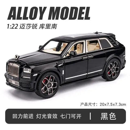 Rolls Royce Cullinan White-Red 1:18 Diecast Scale Model Car