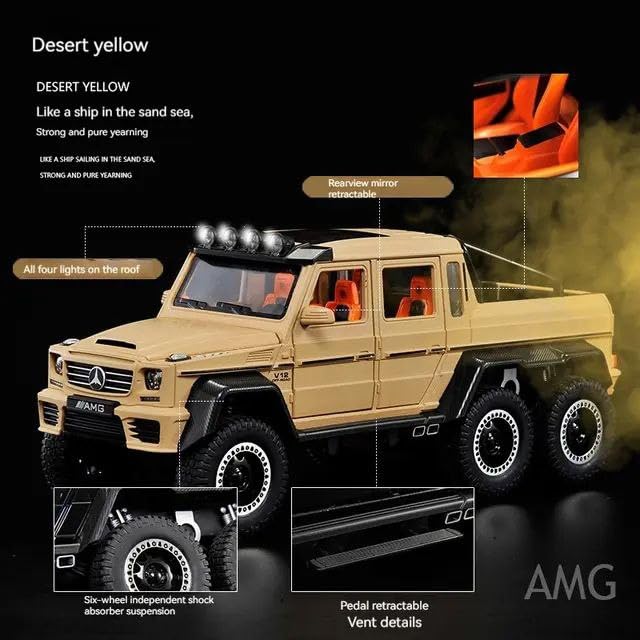 Mercedes Benz G63 AMG 6x6 1:18 Diecast Scale Model Car