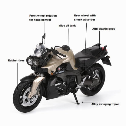 Bmw R1800c 1:18 Diecast Scale Model Car