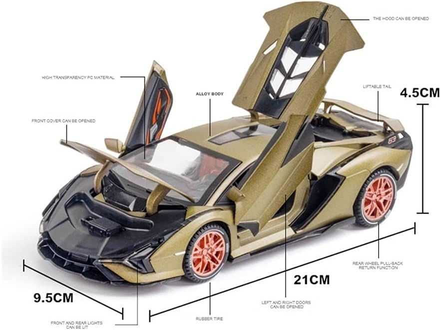 Lamborghini Sián FKP 37 Collectible Diecast Scale Model Car