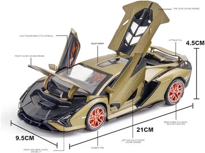 Lamborghini Sián FKP 37 Collectible Diecast Scale Model Car
