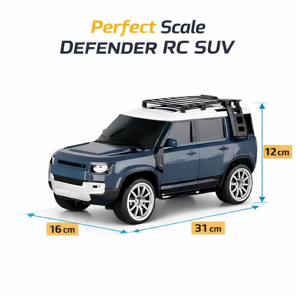 Land Rover Defender 1:18 Scale Remote Control Car