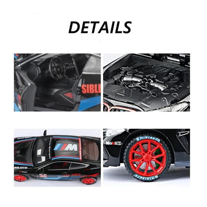 Bmw M8 Gte 1:24 Diecast Scale Model Car