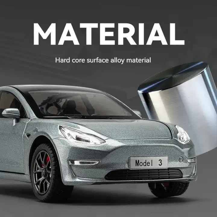Tesla Model 3 Scale Model 1:18 Diecast Scale Model Car