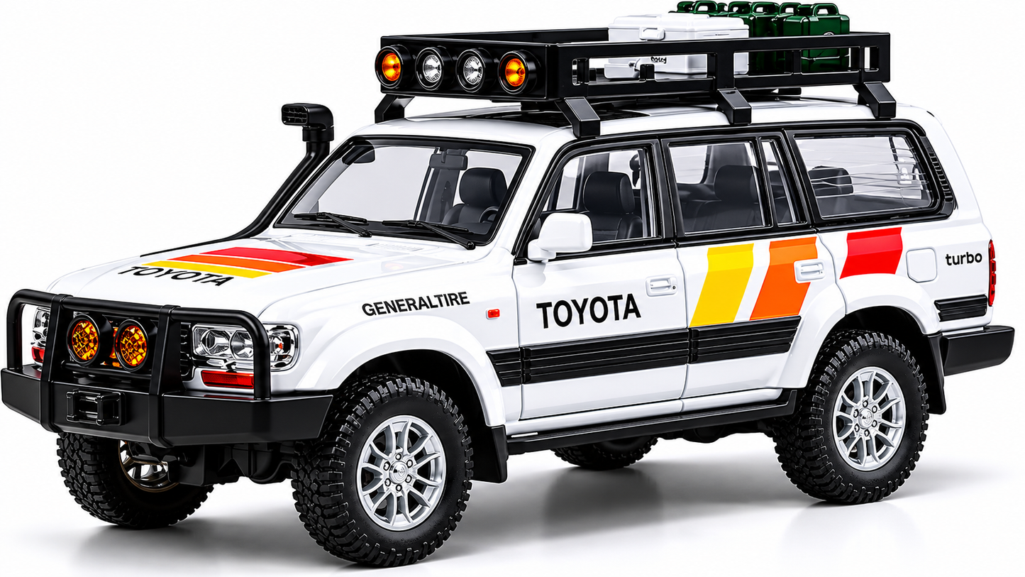 Toyota Land Cruiser LC80 1:18 Diecast Scale Model Car