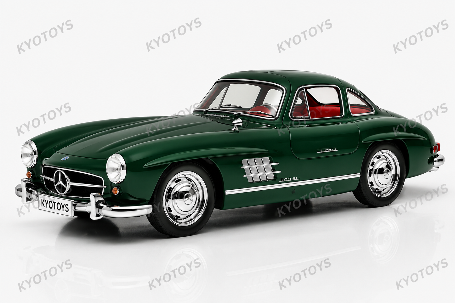 1954 Mercedes-Benz 300SL Vintage 1:18 Diecast Scale Model Car - Big Size