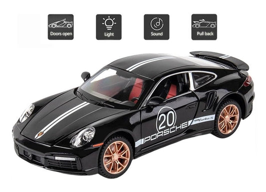 Porsche 911 Turbo S sports car 1:18 Diecast Scale Car