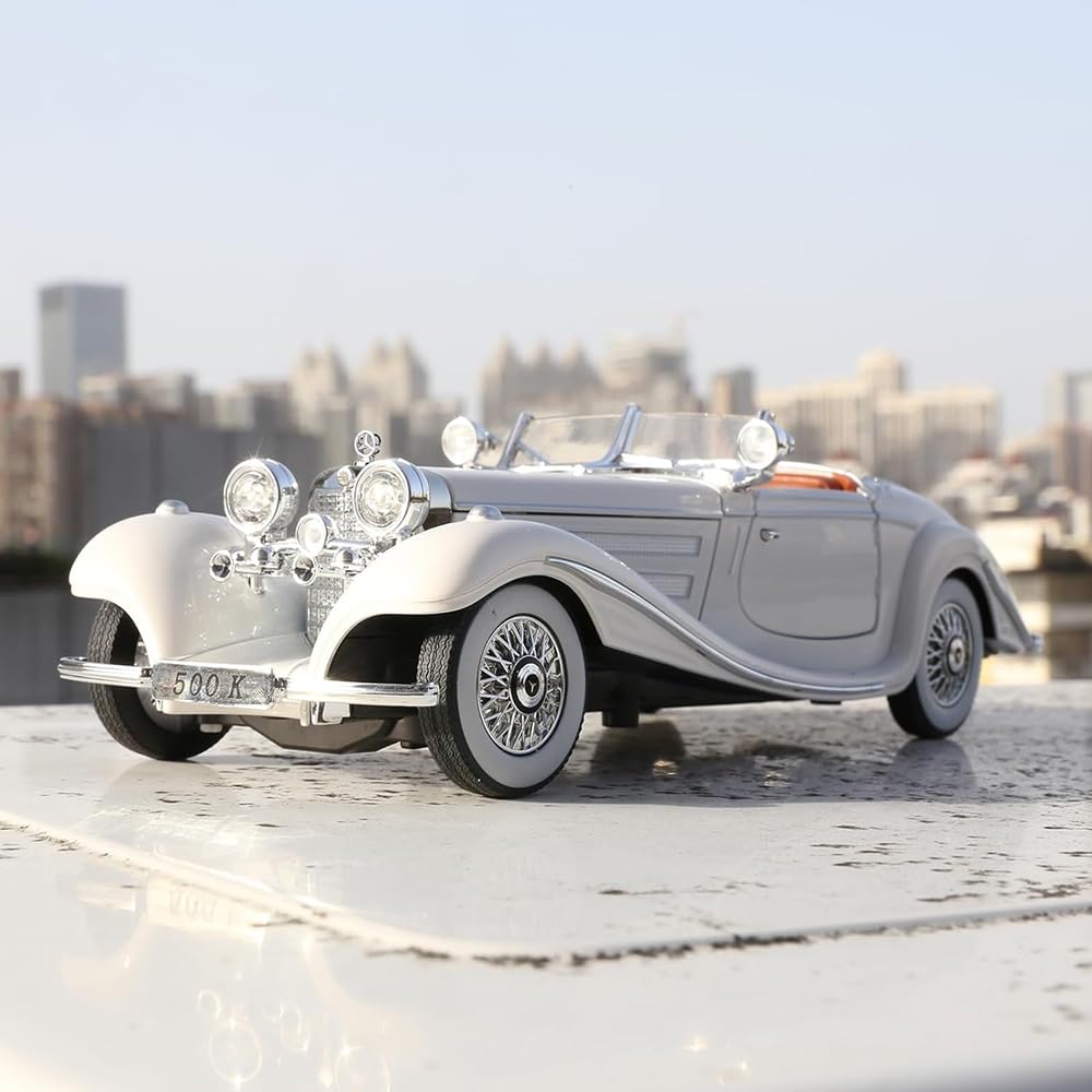 1936 Mercedes Benz 500K Vintage 1:24 Diecast Scale Model Car
