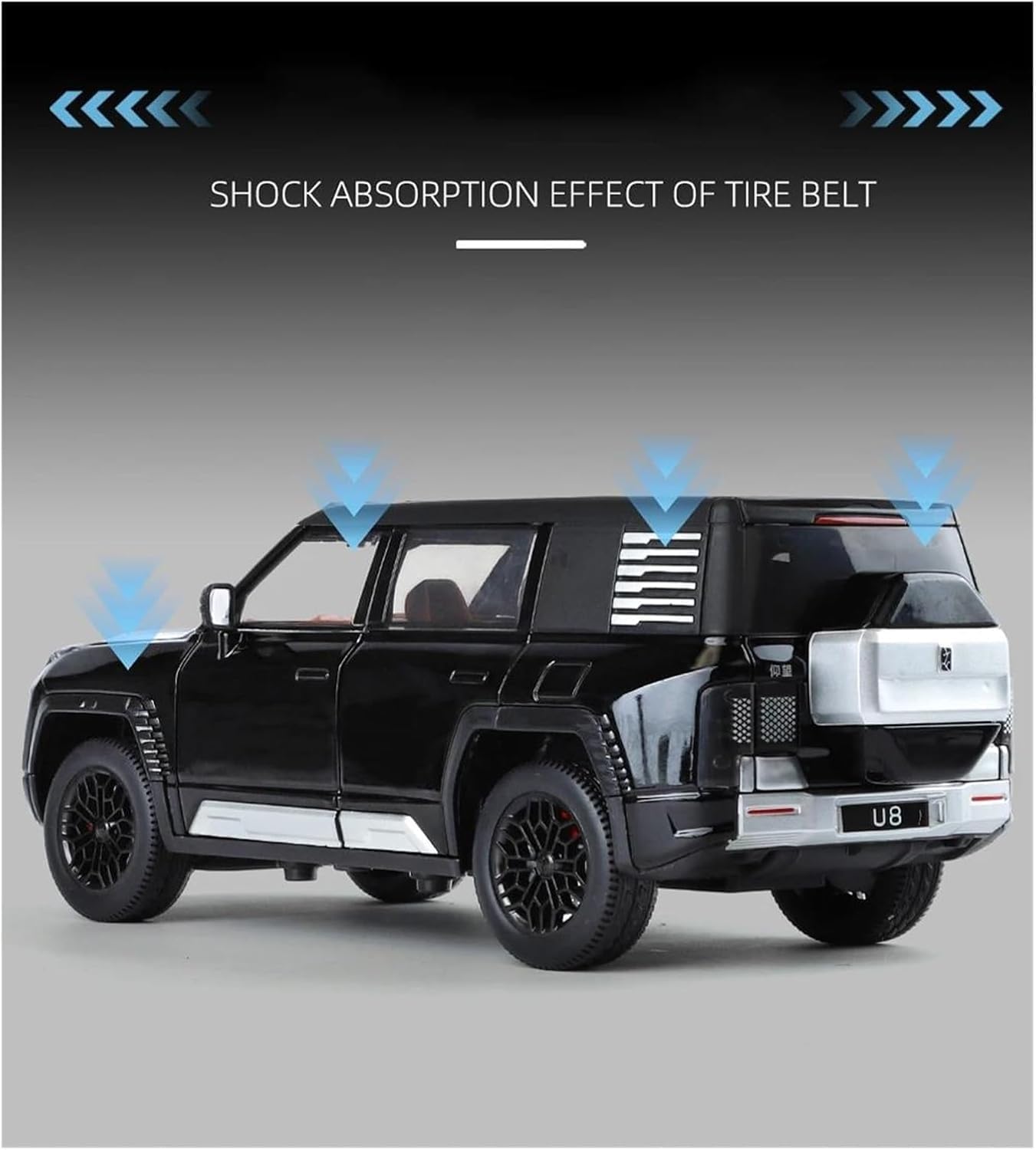 BYD Yangwang U8 SUV 1:18 Diecast Scale Model Car