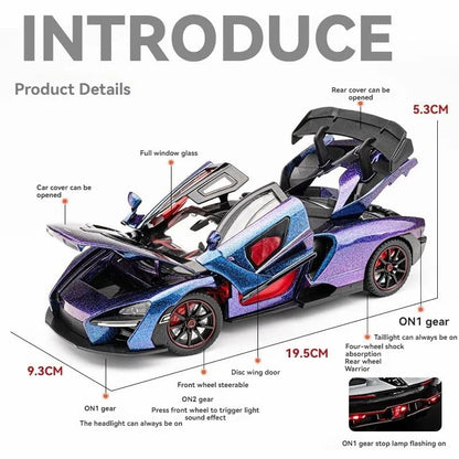 McLaren Senna 1:18 Diecast Scale Model Car