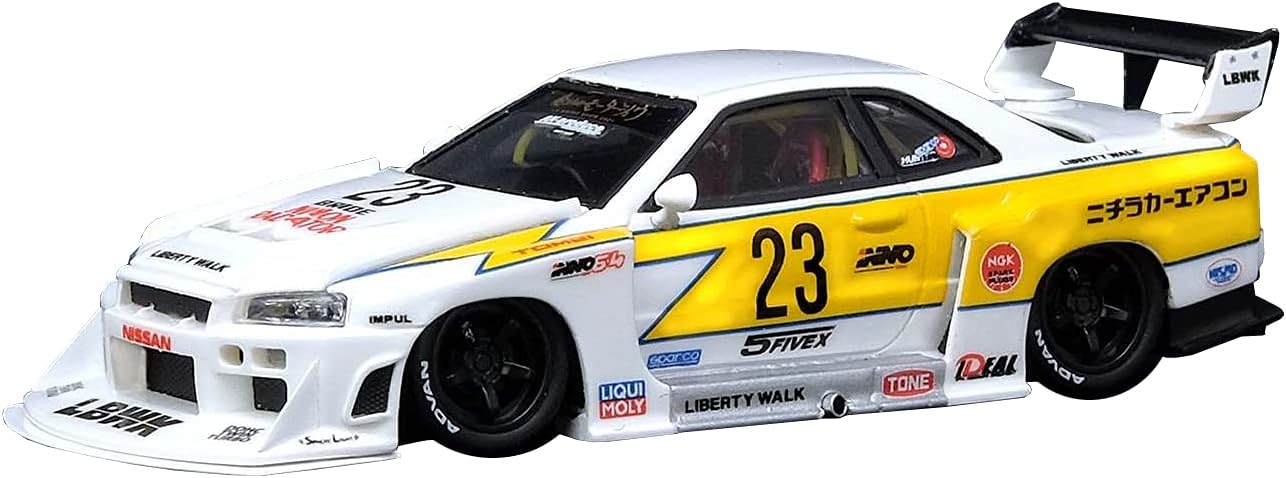 Nissan LBWK GTR R34 1:18 Diecast Scale Model Car