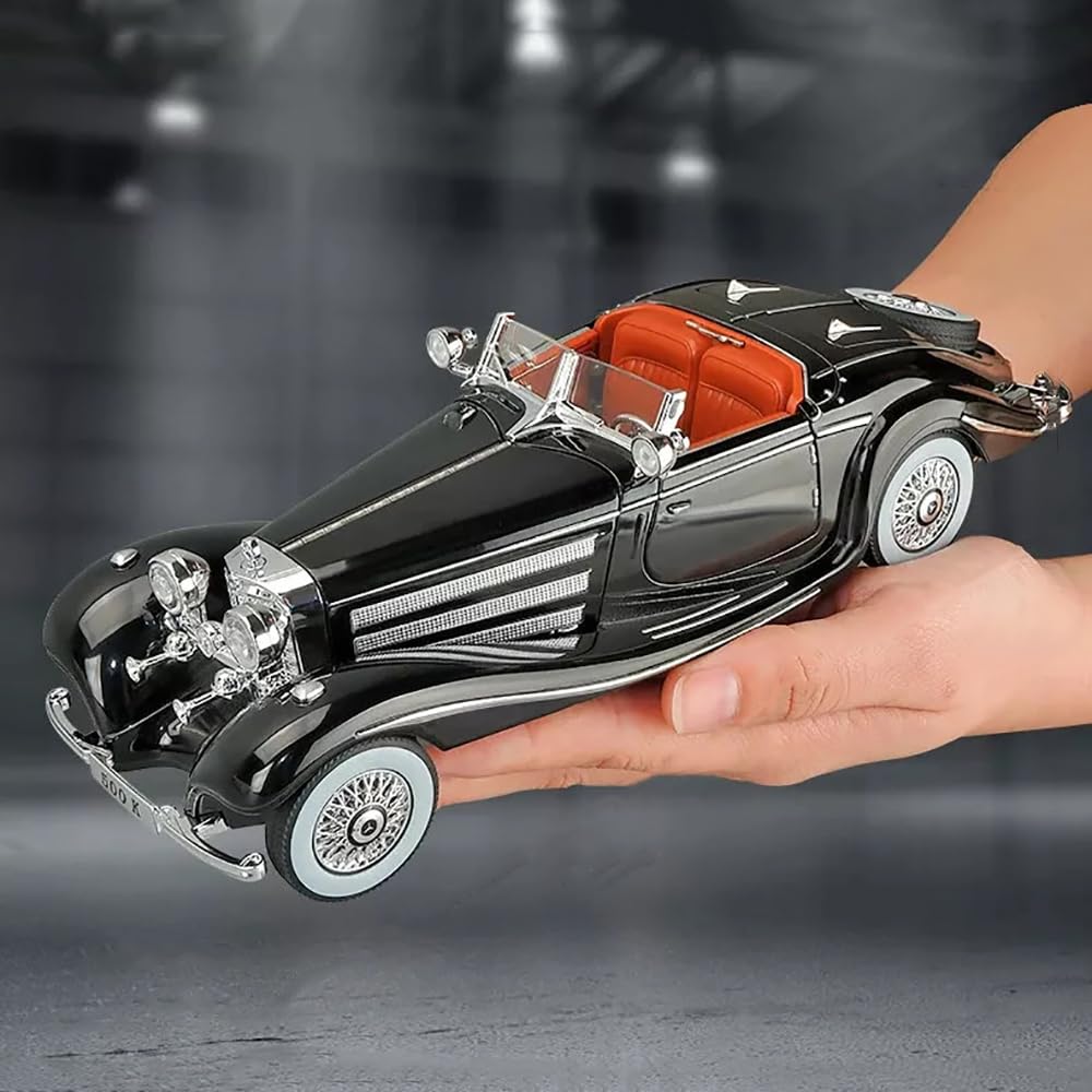 1936 Mercedes Benz 500K Vintage 1:24 Diecast Scale Model Car